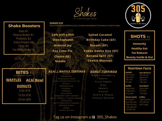 305 Shakes and Weights