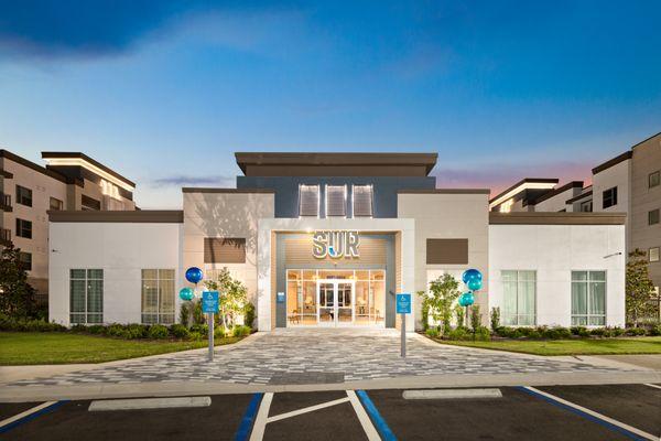 Entry to Leasing Office