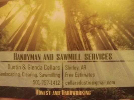 Handyman and Sawmill Services
