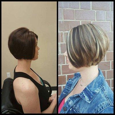 All-over red violet color to highlight with lowlights!