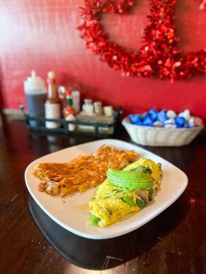 Veggie Omelette | IG @moniquedao