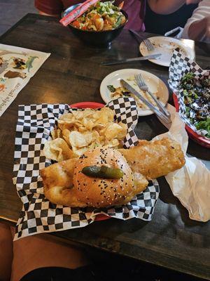 Big 'ol fish sandwich- big indeed!