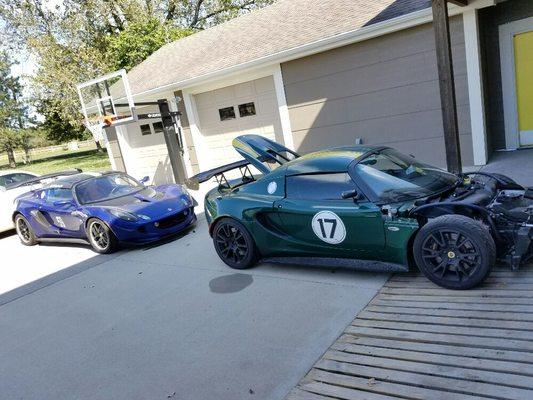 Switching Lotus windshields to Lexan for racing.