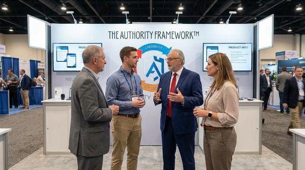 Networking at a tradeshow