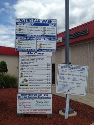 Too confusing be prepared to be ripped off if u ask for anything more than an exterior was h:0/