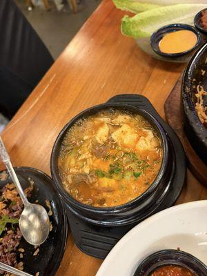 Tofu soup