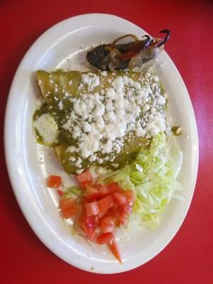 Green enchiladas $4.99