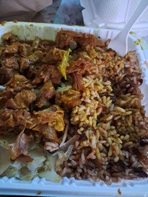 I was cleaning out the bones from the curry , goat and found a piece of plastic in my food