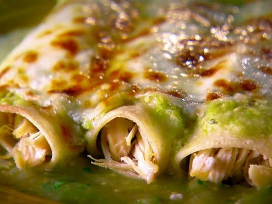 Perfect, fresh enchiladas