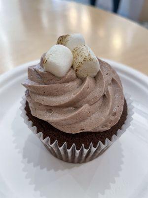 Hot chocolate cupcake