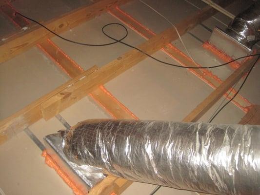 Attic Floor Air Sealing