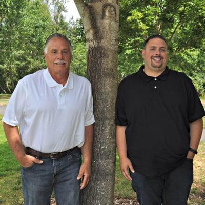 Mike and Wayne Backman