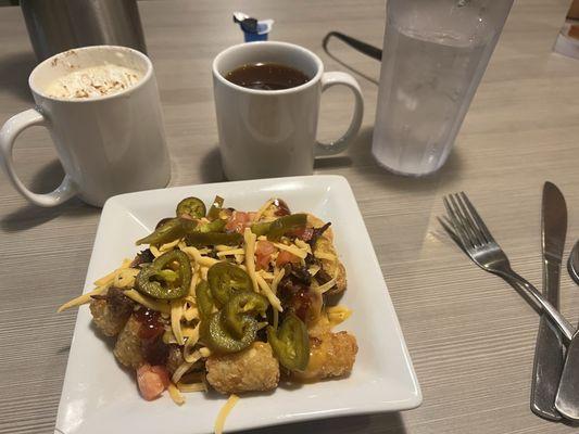 Water pumpkin spice coffee Coffee and pot roast breakfast skillet