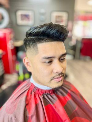 Combover Mid Fade 07/22/2022