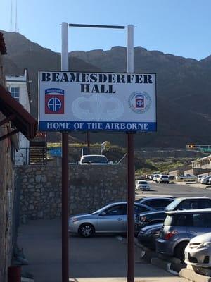 Look for this sign on Fort Blvd off Alabama