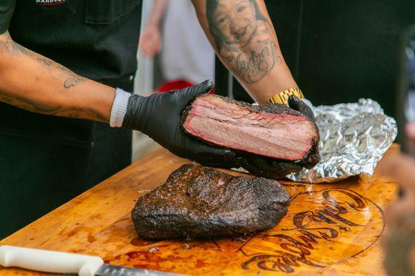 We only serve Prime Briskets.