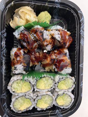 Shrimp Tempura and Avocado Roll