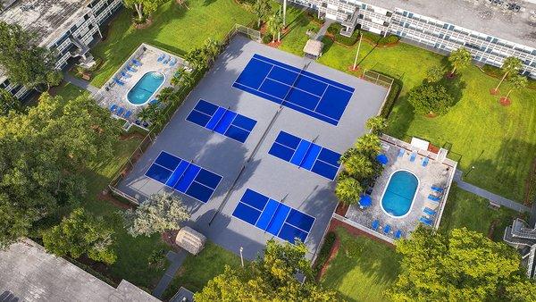 Aerial view of Set Point Amenities