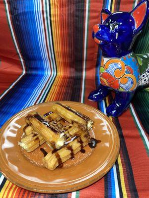 Cream filled churros