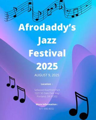 August 9th 2025 at Sellwood Riverfront Park!