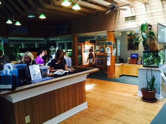 Lobby area of Center