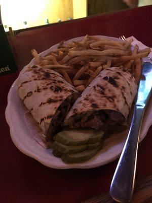 Philly Cheese Steak Wrap