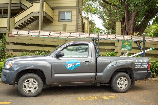 Precision Cleaning Hawaii Vehicle.
