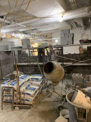 interior block walls