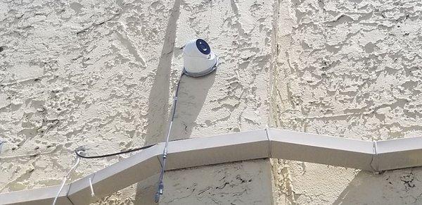 Prepping The camera before installation of conduit.