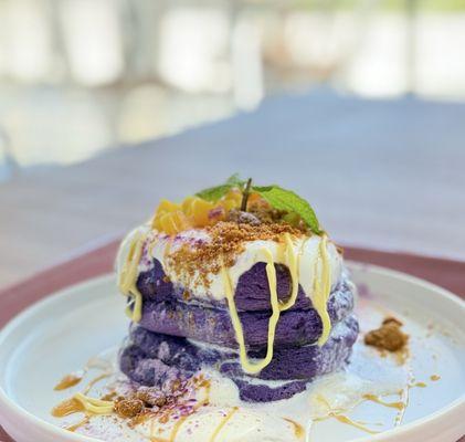 Ube Souffle Pancake - Heavenly