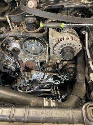 2.8 duramax waterpump and timing belt replacement