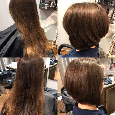 Gave this sweet girl a fresh look today!!! So cute!!