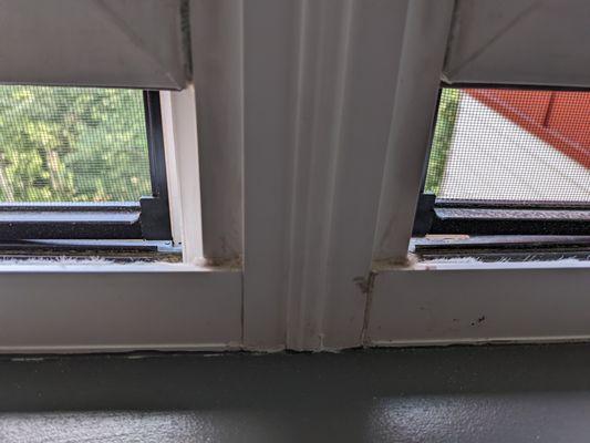 all of my windows are crooked and I can't open them without incurring the wrath of the bug army