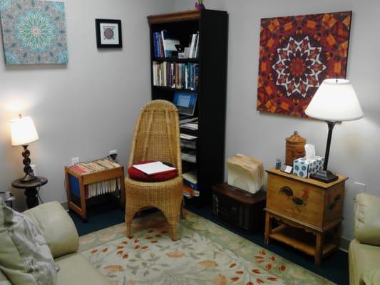 This is where I sit.