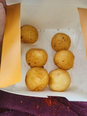 Paint balls, I mean cheese balls