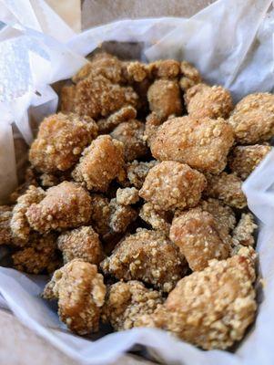 Taiwanese Popcorn Chicken Snack size: $6.79.