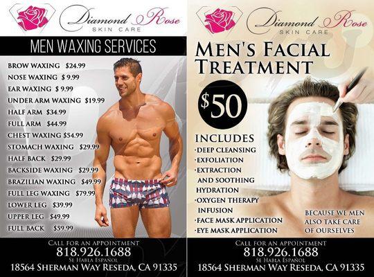 MEN WAXING SERVICES