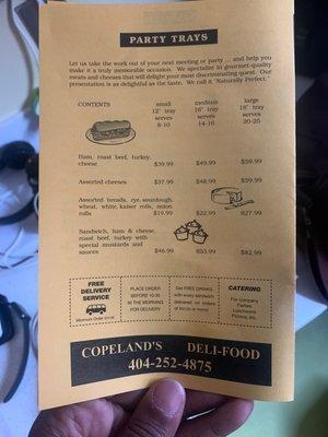 Copeland Deli