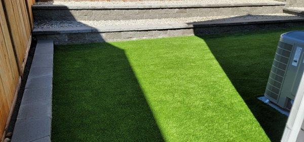 @SGW SYNTHETIC TURF TO REPLACE THE MUDDY GRASS IN THE BACKYARD.