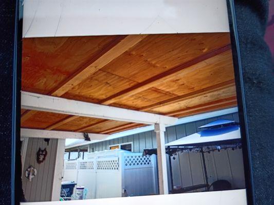 Carpentry, Decking 2x4 and plywood