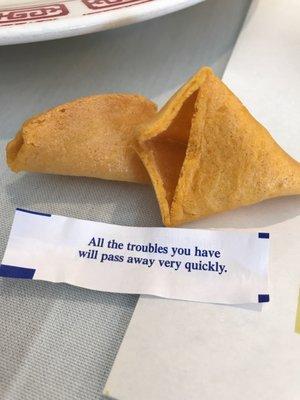 It was nice to get a pep talk on the way out. I needed it.