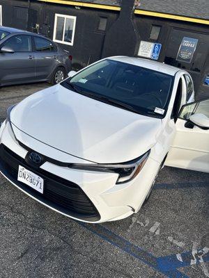 Finished with the washing, clay-ing, and waxing!