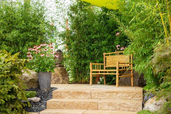 2 level Bamboo Oasis Garden