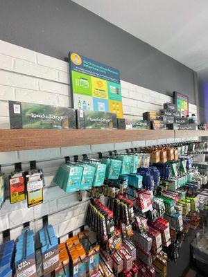 We have fun paraphernalia like these Lord of the Rings pipes.