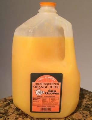 Shake well to activate the citrus flavonoids. Pulp friction baby!