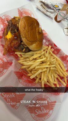 #6 Western BBQ 'n Bacon Steakburger (best burger ever)