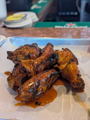 Grilled Buffalo wings