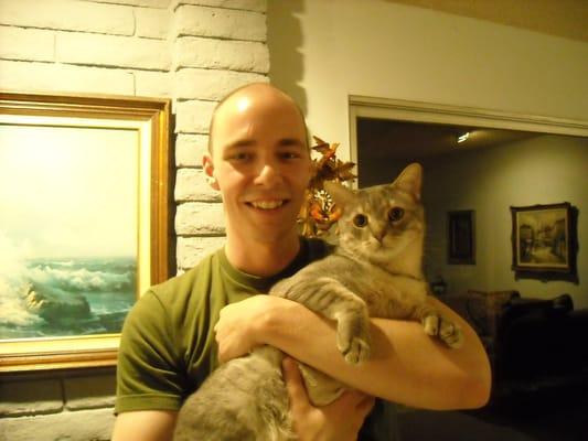 Dan with Shane, a friend from Granada Hills, CA