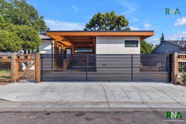 Dual Swing Gate Installation