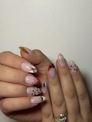 GelX full set with designs